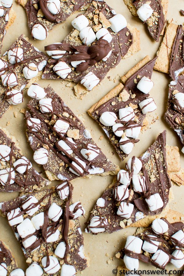 Smores Caramel Bark